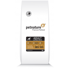 PetNature ADULT LAMB & RICE - A dry feed with a lamb and rice for adult dogs of all breeds