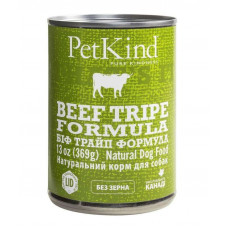 PetKind Beef Tripe Formula - A tinned forage with beef and a hem for dogs of all breeds and age