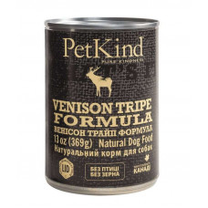 PetKind Venison Tripe Formula - A tinned forage with beef, venison and a hem for dogs of all breeds and age