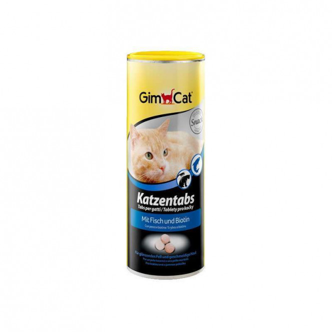 GimCat (DzhimKet) of Katzentabs is Vitamins for cats with a salmon for digestion improvement