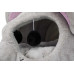 Trixie Lukas Cuddly Cave - A plush lodge plank bed with a claw sharpener for cats