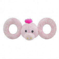 Jolly Pets (Jolie Pets) TUG-A-MAL Pig Dog Toy - A toy squeaker the Mumps for pulling