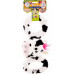 Jolly Pets (Джолли Пэтс) TUG-A-MAL Cow Dog Toy - Игрушка-пищалка Коровка для перетягивания