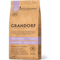 Grandorf Turkey&Brown Rice Adult Mini - A dry feed with a turkey and brown rice for adult dogs of small breeds