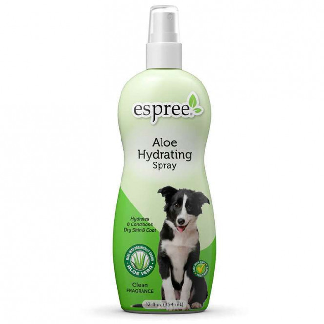 Espree Aloe Hydrating Spray - The supermoisturizing spray for instant intensive moistening of leather and wool for dogs and cats