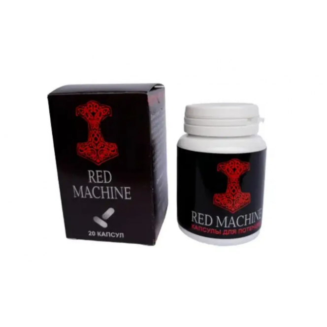 Red Machine capsules for Potency, 20 capsules