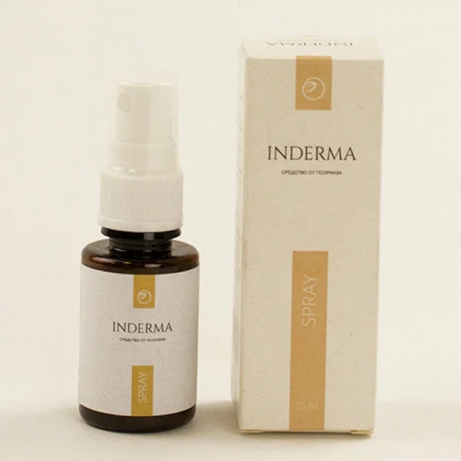 Inderma complex from psoriasis cream + drops (Inderma)