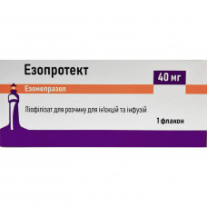 Ezoprotekt liofit. for solution for infection. / inf. 40 mg fl. No. 1