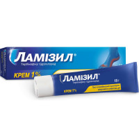 Lamizil cream of 1% of a tube of 15 g