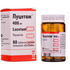 Lutsetam of the tab. of p/o of 400 mg No. 60