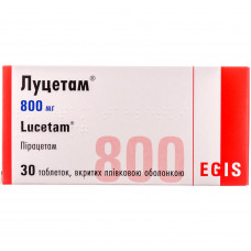 Lutsetam of the tab. of p/o of 800 mg No. 30