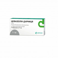 Tsefazolin-Darnitsa time. for solution for infection. fl. 1 g No. 5