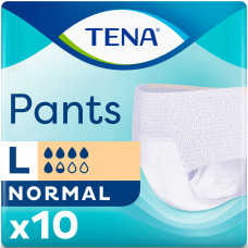 Подгузники-трусы для взрослых TENA (Тена) Pants Normal Large (Нормал ладж) размер 3 10 шт