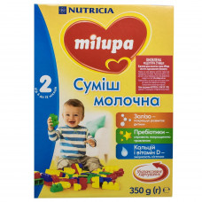 Mix milk children's Nutrition Milupa (Milupa) 2 from 6 to 12 months 350 g