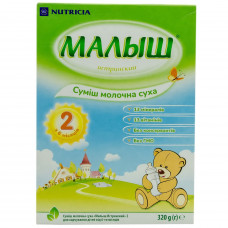 Mix the milk nursery Nutrition Malysh Istra 2 since 6 months 320 g