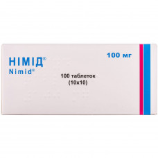 Nimid of the tab. of 100 mg No. 100