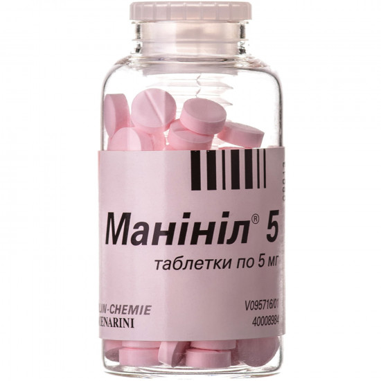 Maninil of 5 tab. of 5 mg No. 120