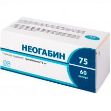 Neogabin 75 kaps. 75 mg No. 60