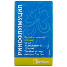 Rinofluimutsil nazat spray. fl. 10 ml