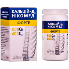 Calcium-D3 Nikomed forte tab. zhev. No. 60