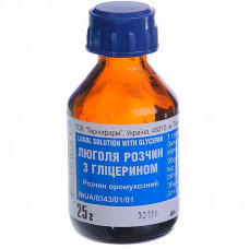 Lugol solution with glycerin fl. 25 ml