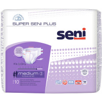 Подгузники для взрослых Seni (Сени) Super Plus Medium (Супер Плюс Медиум) размер M/2 10 шт