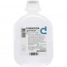 Glucose solution for inf. 5% quarrystone. 200 ml