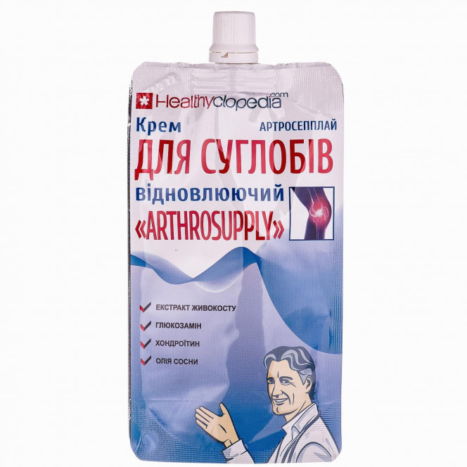 The cream for improvement of work of joints of Healthyclopedia Arthrosupply restoring 100 ml