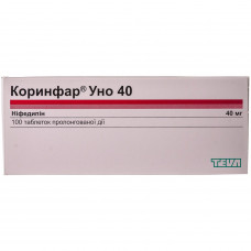 Коринфар Уно 40 табл. 40мг №100