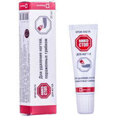 Nail cream-paste Mikostop for removal of nails of 20 ml struck with a fungus