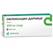 Ofloksatsin-Darnitsa of the tab. of 200 mg No. 10