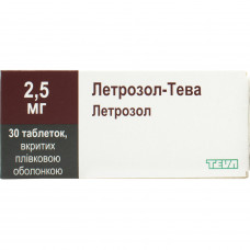 Letrozol-Teva tab. p / captivity. obol. 2.5 mg No. 30