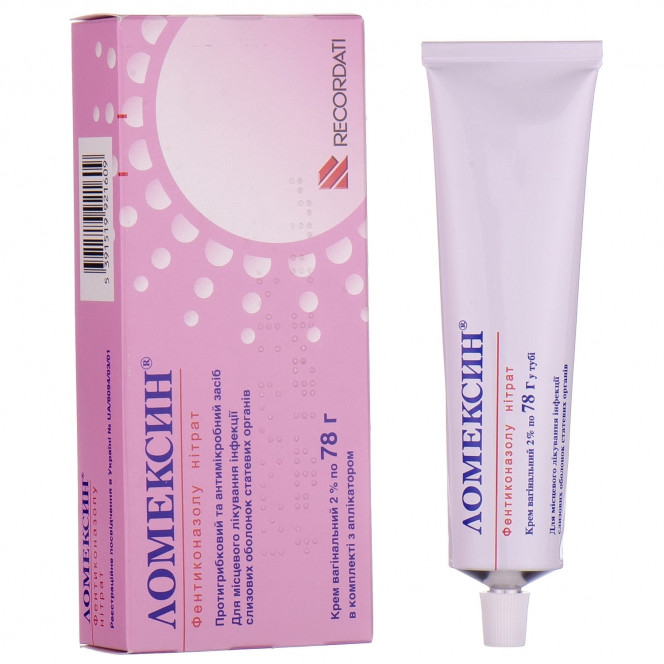 Lomeksin cream of vaginas. 2% applik. tuba of 78 g