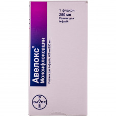 Aveloks solution for inf. 400mg/250ml fl. 250 ml No. 1