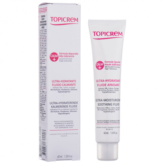 Fluid for the person Topicrem extra moisturizing calming 40 ml