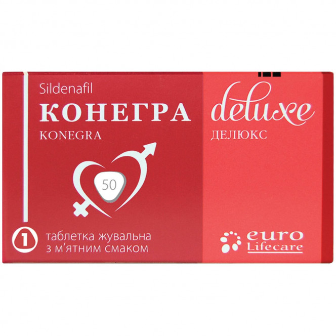 Konegra Delux of the tab. zhev. 50 mg No. 1