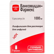 Vankomitsin-Pharmex liof. for solution for inf. 1000 mg fl. No. 1