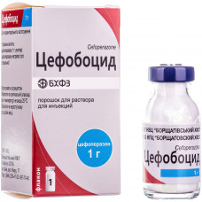 Tsefobotsid time. for solution for infection. 1 g fl. No. 1