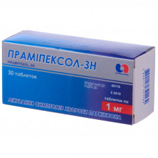 Pramipeksol-ZN of the tab. of 1 mg No. 30