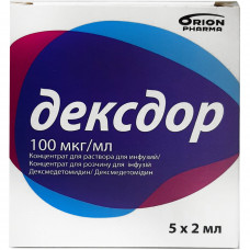 Deksdor konts. for solution for inf. 100 mkg/ml of amp. 2 ml No. 5