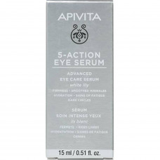 Skin serum around eyes of APIVITA more intensively leaving with a white lily of 15 ml