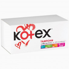 Tampons female KOTEX Super of 32 pieces