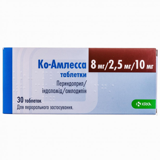 Ko-Amlessa of the tab. 8mg/2.5mg/10mg No. 30