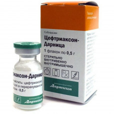 Tseftriakson-Darnitsa time. for solution for infection. fl. 0.5 g No. 1