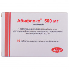 Abifloks tab. of p/o of 500 mg No. 10