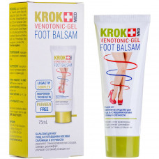 Balm-gel for legs of CROC Venotonik Honey tired leg care of 75 ml, inclined to puffiness