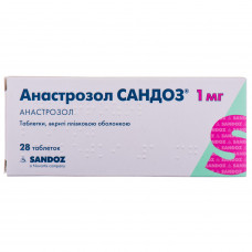 Anastrozol Sandoz of the tab. of p/o of 1 mg No. 28 ***