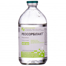 Reosorbilakt solution for inf. 400 ml