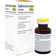 Karboplatin Medak konts. for solution for inf. 150 mg fl. 15 ml No. 1 ***