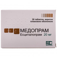 Medopram of the tab. of p/o of 20 mg No. 30